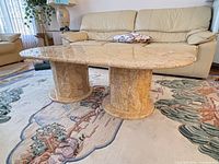 Full view coffee table front angle