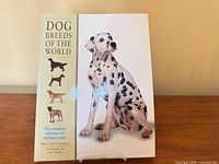 Front cover showing title, author, Dalmatian image