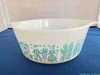 Side view showing Butterprint design and Cinderella spouts