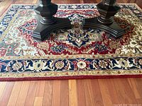 Full view of one corner and border detailing