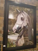 Framed limited edition print close-up