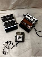 Front view of all three Kodak cameras