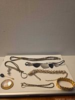 Group shot of all jewellery pieces spread out