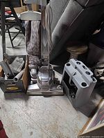 Kirby upright vacuum with accessories and carry caddy