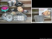 Group shot of all bakeware, cookware, bowls and pans