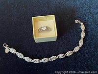 Bracelet and ring together