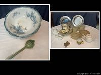 Composite layout with large bowl and group items