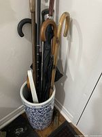 Full view of ceramic stand and contents