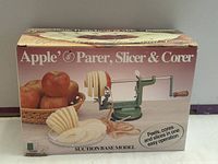 Front of original box showing product name and images