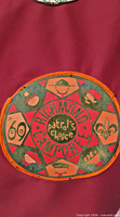 Richmond Camporee patrol's choice patch on maroon cloak