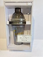 Boxed Slant Collections Fiancée tumbler & shaker set front view