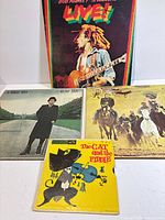 Front covers of all four records