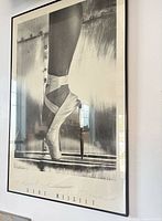 Gert Weigelt ballet pointe poster framed under glass
