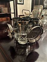 Full barware set in caddy