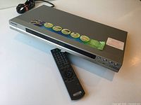Sony DVP-NS575P DVD/CD player with remote on top