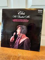 Front cover of Elvis Presley "He Touched Me" LP