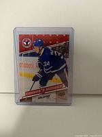 Front of Auston Matthews Canada’s Rookies card in sleeve