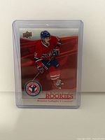 Front of Brendan Gallagher 2014 Upper Deck Canada Rookies card in sleeve