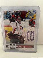Front of Carey Price Team Canada card in sleeve