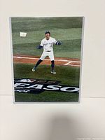 Front view of George Springer 8x10 photo in sleeve