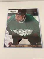 Front view of signed Shayne Corson 8x10 photo in sleeve