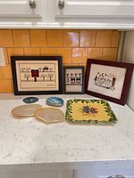 Group shot showing all items on countertop