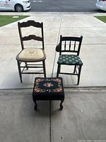 Front view of all three seating pieces together