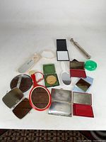 Full group shot of all eighteen vanity and accessory pieces