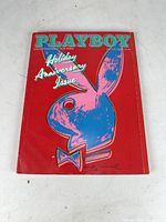 Front cover showing Warhol bunny artwork