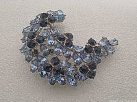 Front view showing full design and rhinestone arrangement