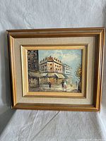 Framed painting full view