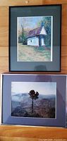 Both framed artworks shown together