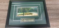 Front view of framed Thundering Waters Golf Club photograph