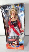 Front view of boxed Disney Celebration 30th Anniversary Barbie doll