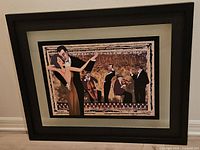 Front view of framed Jam Session print showing full artwork and frame