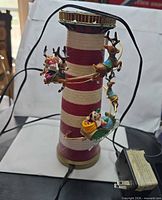 Full lighthouse with adapter showing overall form and wiring