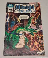 Front cover of Midnight Tales No. 12 showing title, publisher logo and cover art