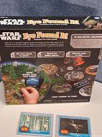Back of Star Wars Eye Found It! game box with contents shown