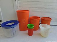 All items in lot lined up