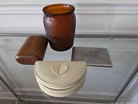 Group shot of all four items on glass surface