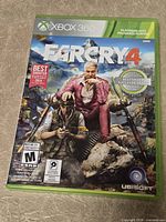 Front of Far Cry 4 Xbox 360 Platinum Hits case