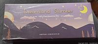 Front of sealed Dreamland Slumber essential oils box