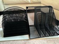 Both mesh organizers side by side