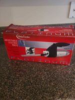 Retail box showing branding, model and product image