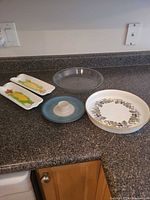 Group shot of all five items on countertop