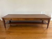 front view showing entire coffee table
