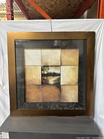 Front view of signed Zipi Kammar framed artwork