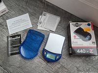 My Weigh 440-Z scale, manuals and box
