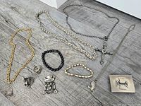 All items laid out showing full lot