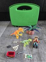 all components laid out with carry case